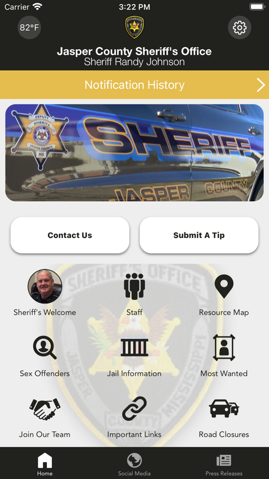 #1. Jasper Co Sheriff's Department (iOS) Podle: Jasper County Sheriff's Department
