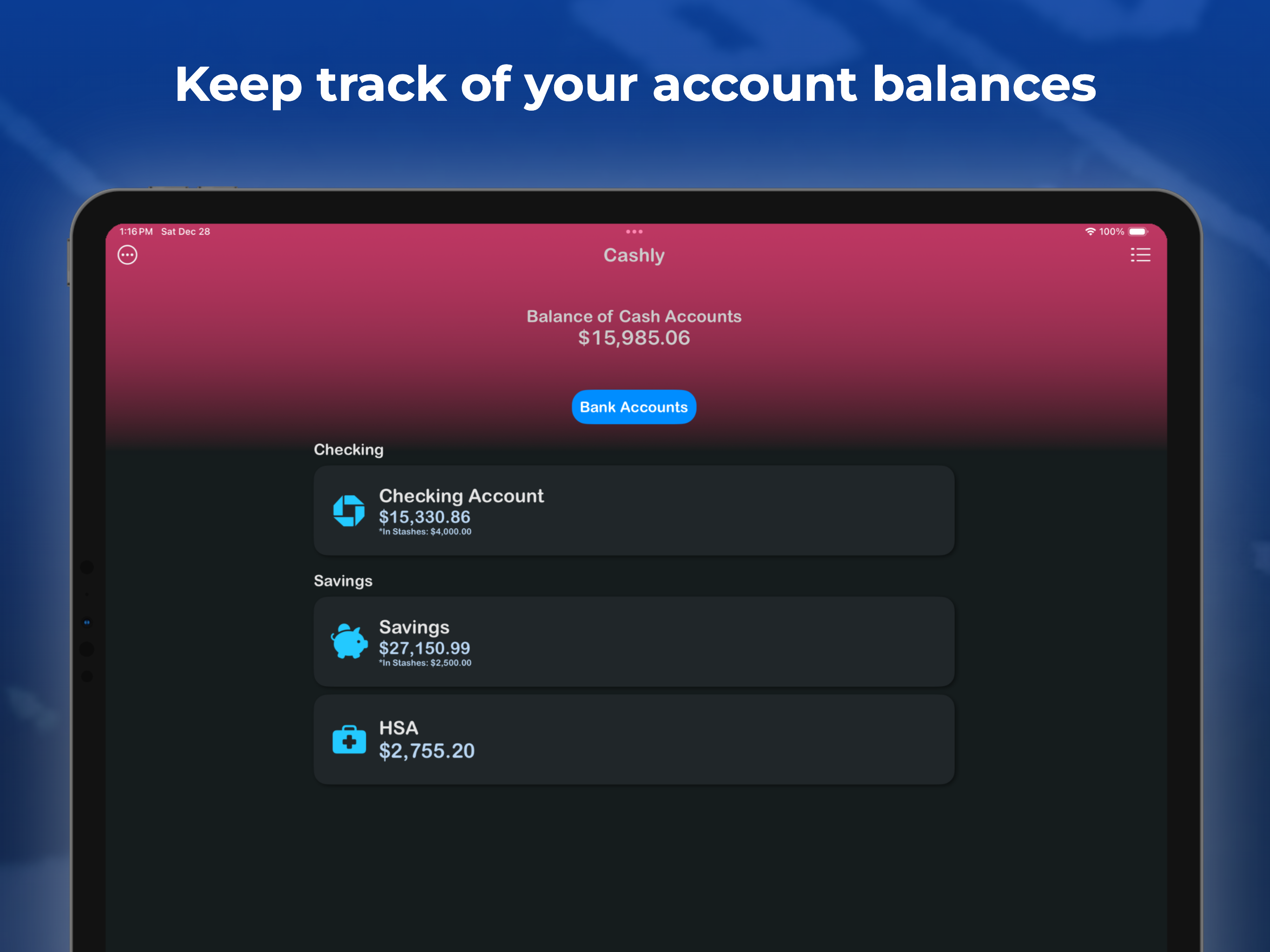 Cashly: Track Your Money