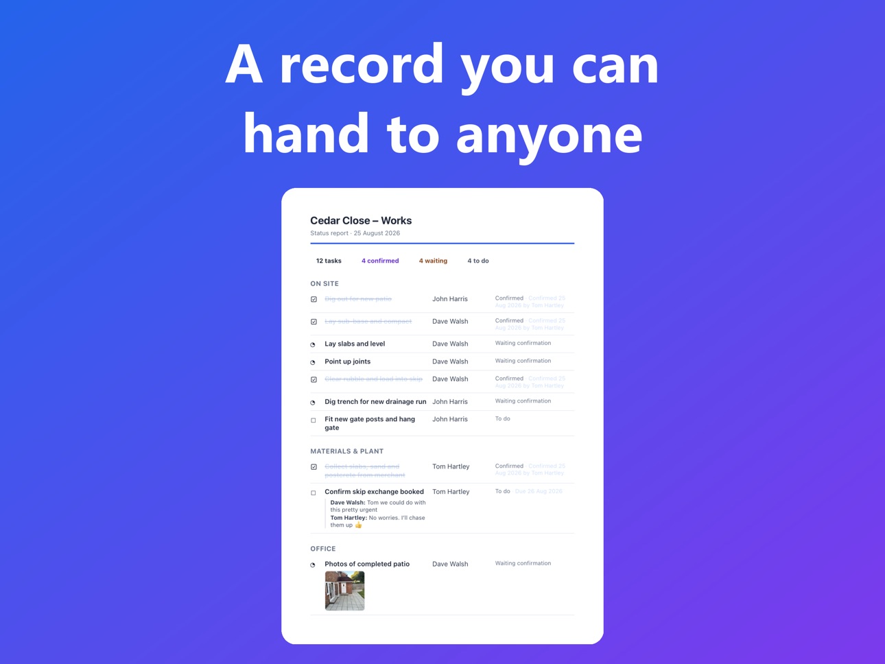 Screenshot 12 of Tickback: Shared To-Do Lists