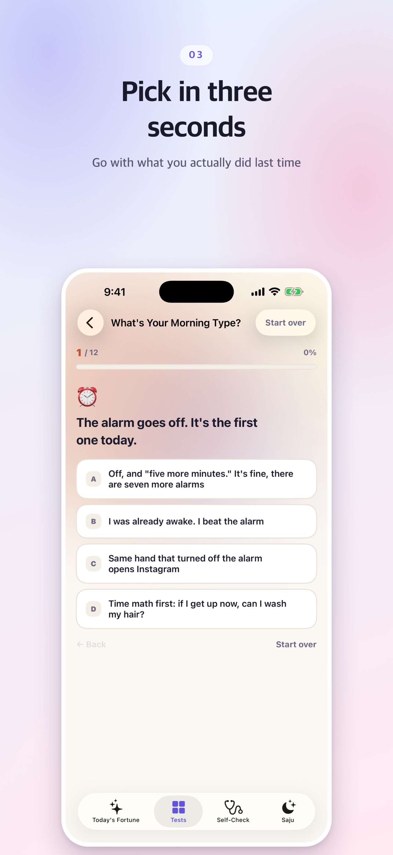 Screenshot 3 of MindLog: Personality Tests