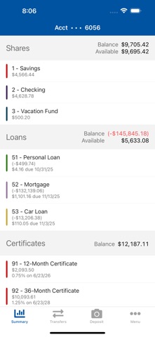 IFCU Mobile Banking Screenshot 2 of 5