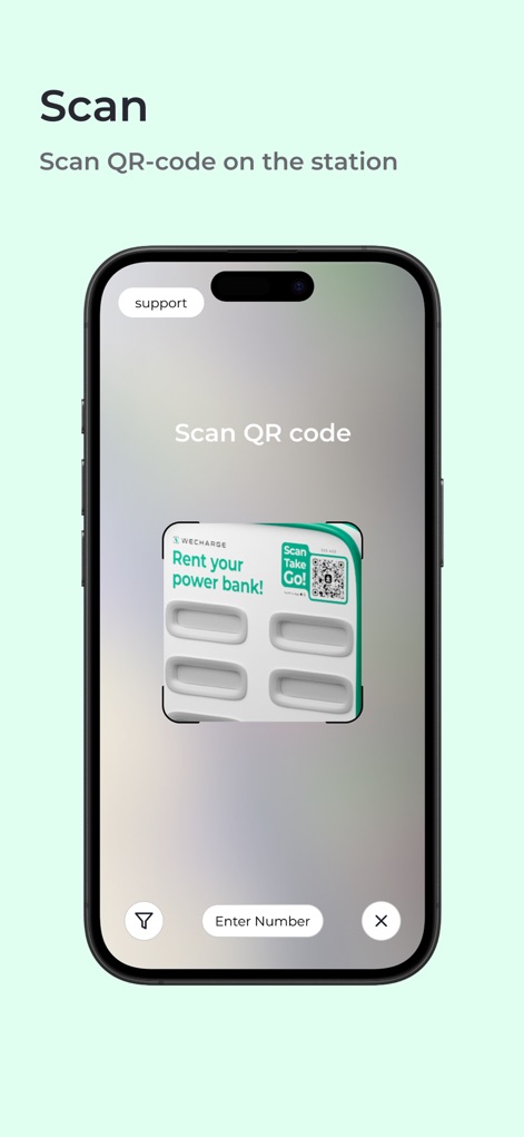 WECHARGE I Power Bank Rental - Lifestyle App | MWM