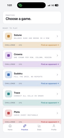 Gridzen - Quick Logic Puzzles screenshot