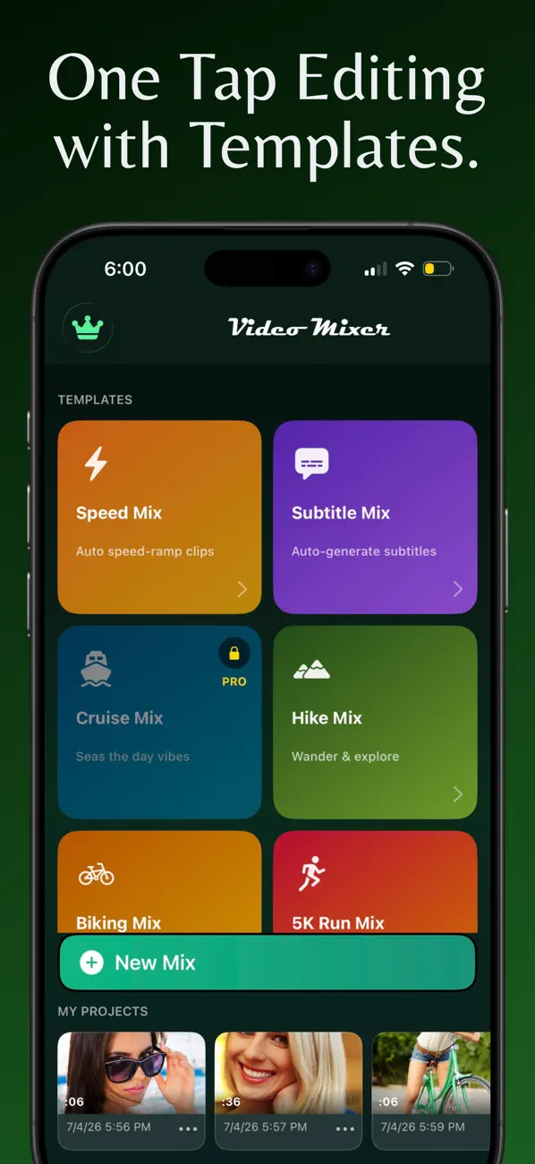 Screenshot #1 pour Video Mixer to Combine Videos