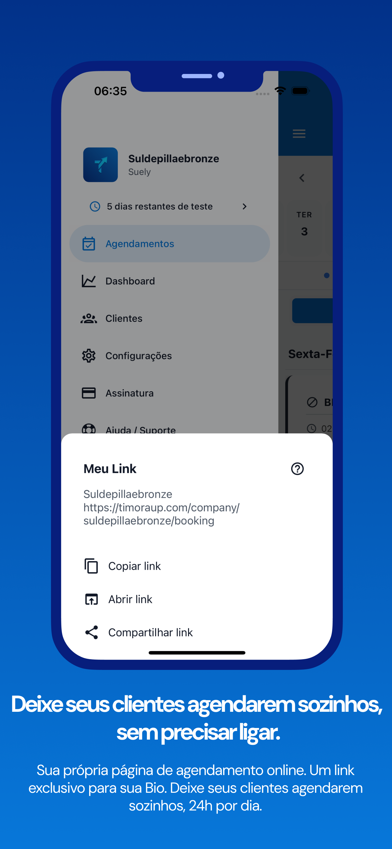TimoraUp: Agendamentos Online screenshot 4