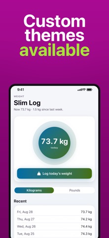 Weight Tracker - Log & Chart Screenshot 5 of 5