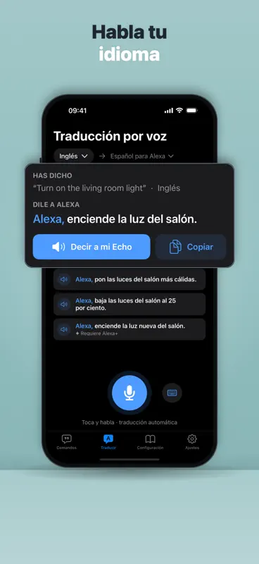 Commandes vocales pour Alexa screenshot 7 of 7