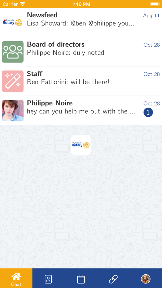 #1. Rotary Club of Roseville App (iOS) Podle: ROTARY CLUB OF ROSEVILLE FOUNDATION