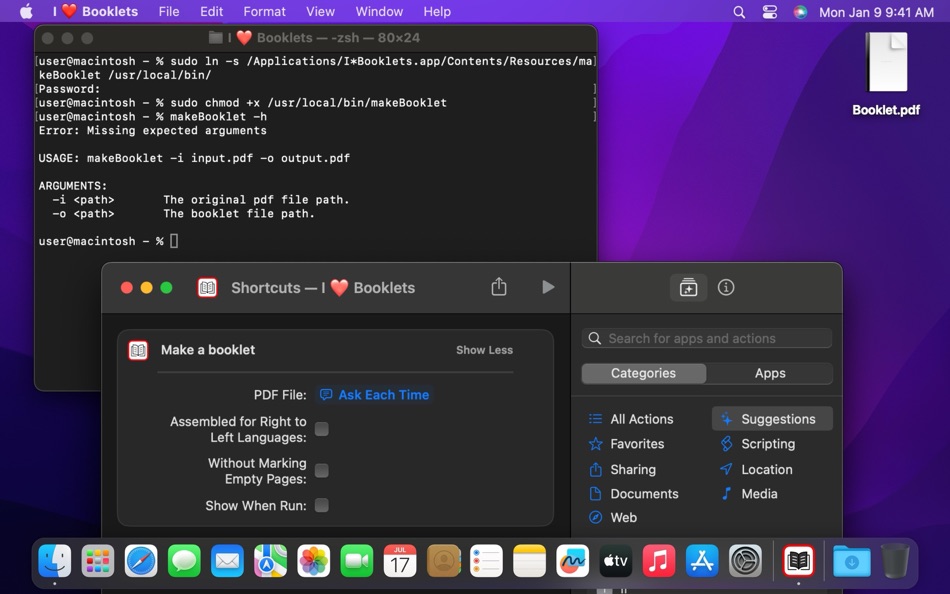 #10. I Love Booklets (macOS) Ved: DouWère, s.p.r.l.