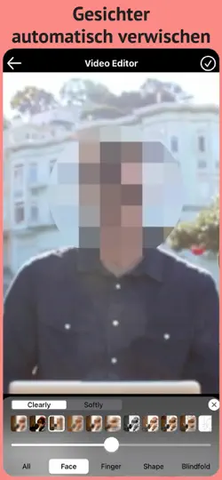 Screenshot von Video Verpixeln: Mosaik Blur auf dem iPhone 3