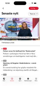 TV4 Nyheterna screenshot