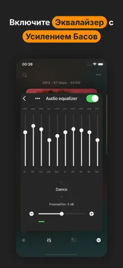 Скриншот Flacbox: Hi-Res аудиоплеер на iPhone 2