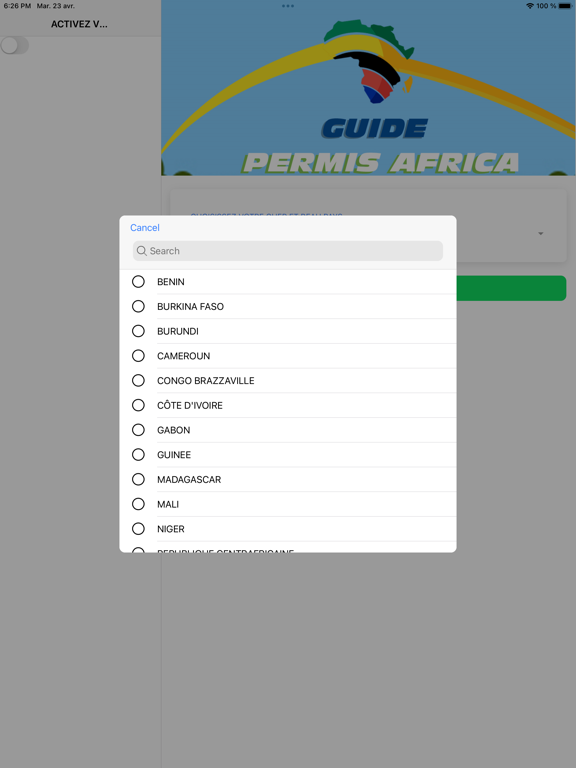 Screenshot #4 pour GUIDE PERMIS AFRICA
