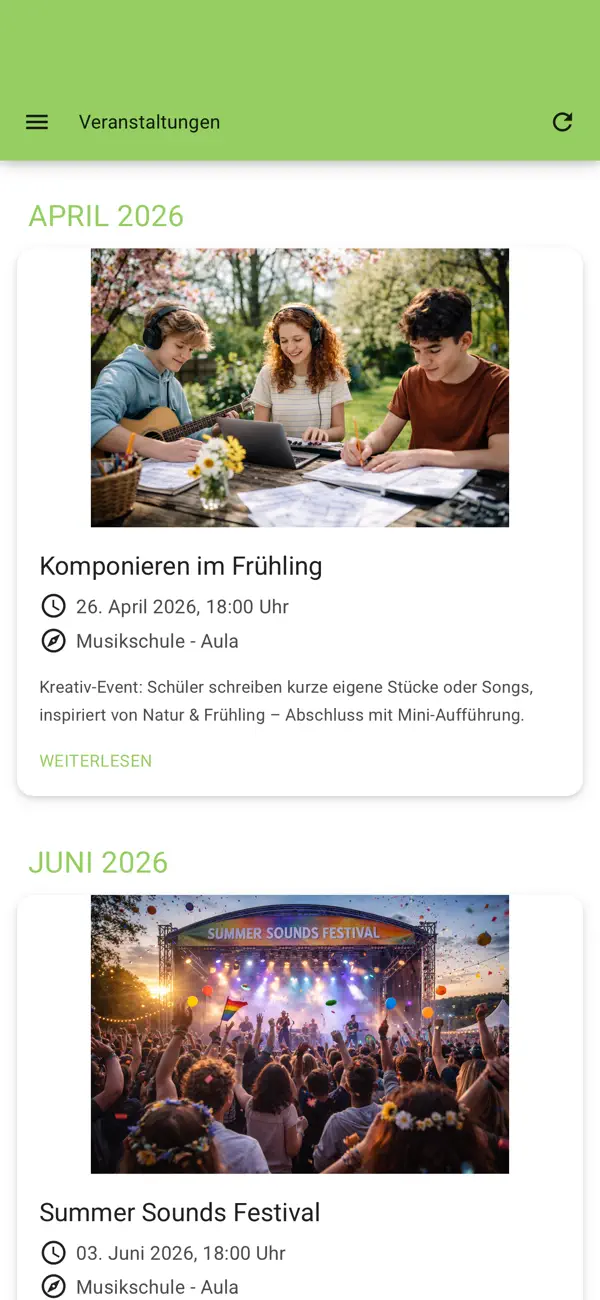 Screenshot #3 pour Kreismusikschule Peine