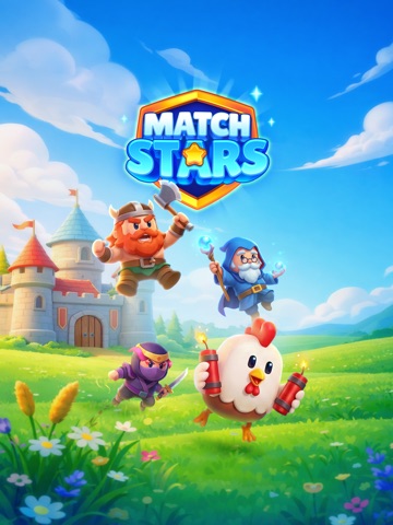 Match Stars: Hero Puzzle iPad screenshot