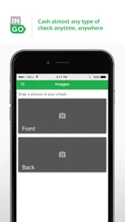 ingo money app - cash checks iphone screenshot 1