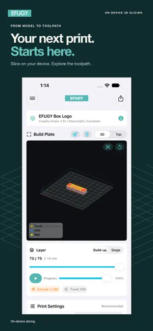 EFUGY 3D Slicer screenshot 1