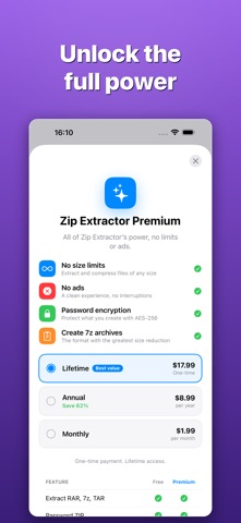 Zip Extractor: RAR, 7z, TAR Screenshot 5 of 5