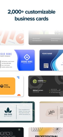 Business Card Maker - Visiting Screenshot 1 of 8