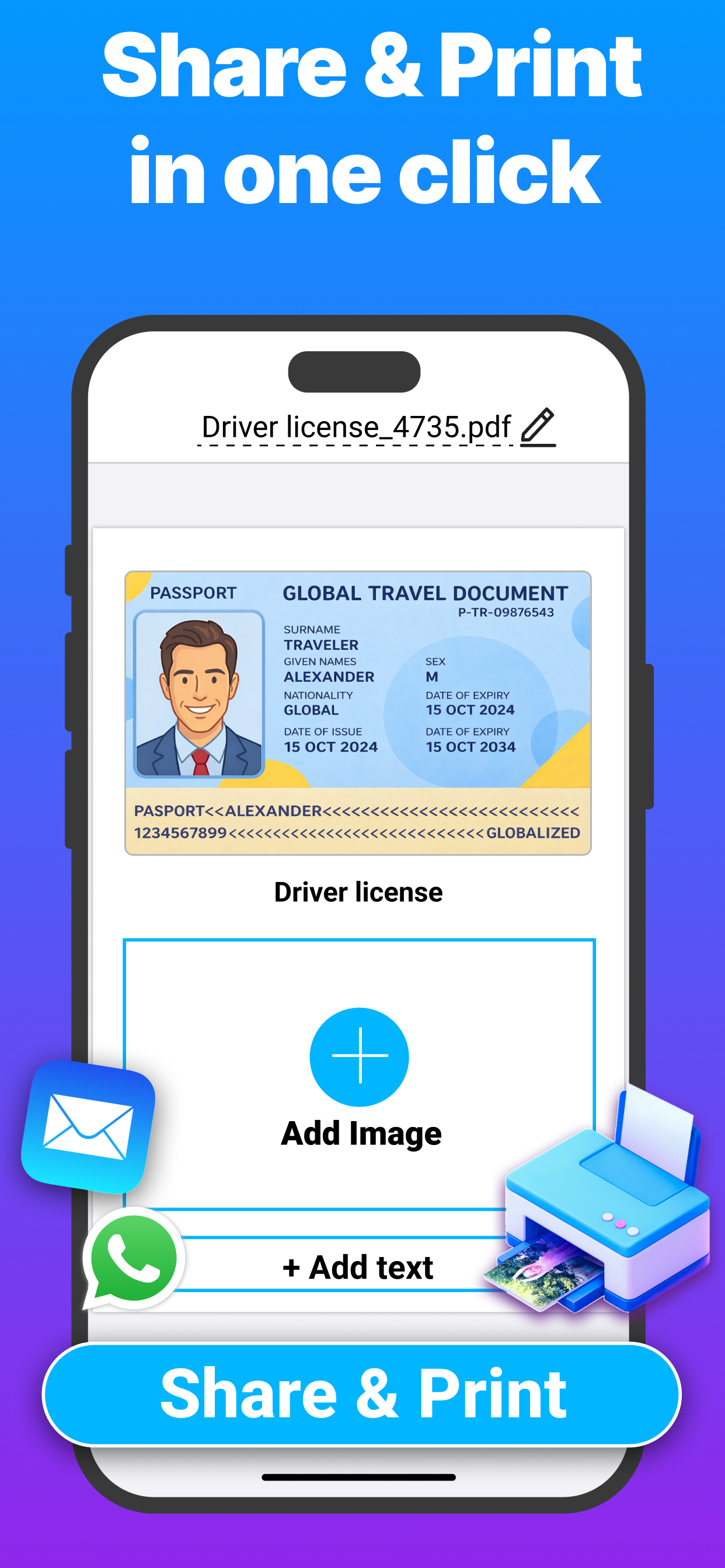 Photo to PDF converter: PDFono