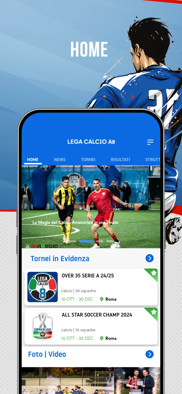 Screenshot #1 pour Lega Calcio a 8