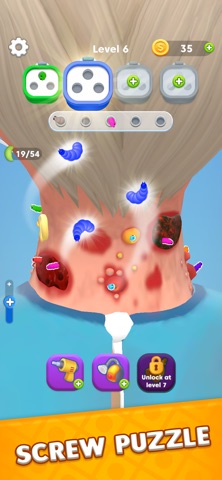 Screw ASMR: Color Nuts Sort iPhone screenshot