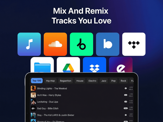 DJ Mixer - edjing Mix iPad app afbeelding 4