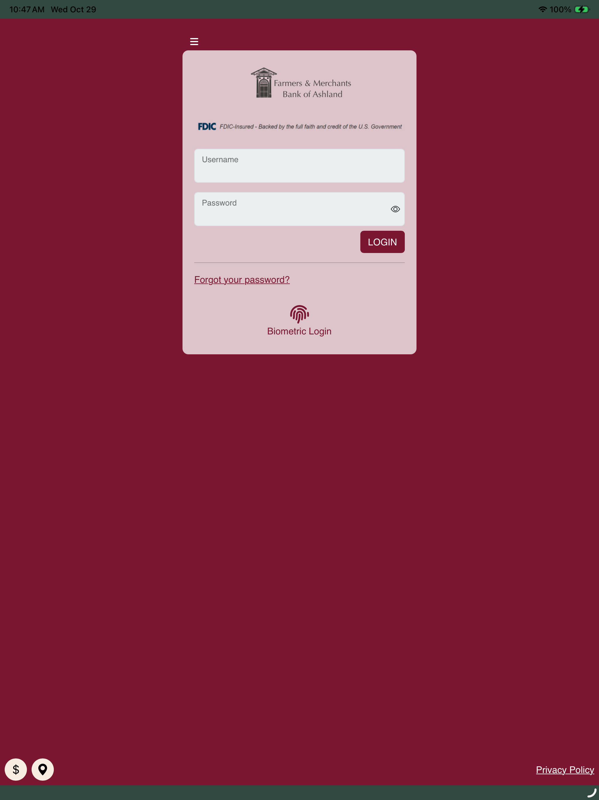 Farmers & Merchants Mobile