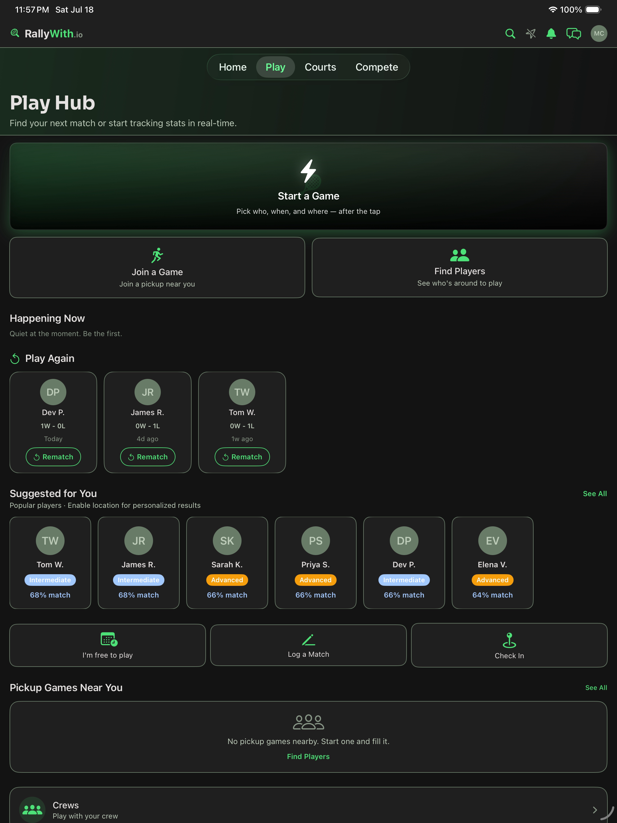 RallyWith: Tennis & Pickleball screenshot 17