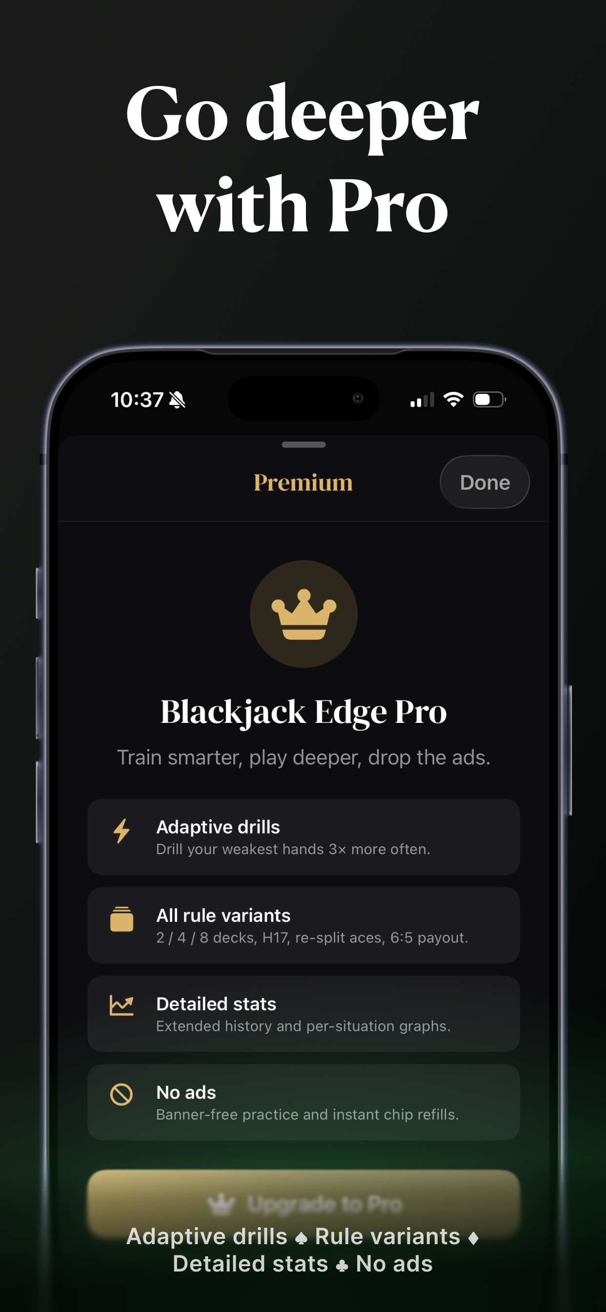 Blackjack Edge: Basic Strategy screenshot 8