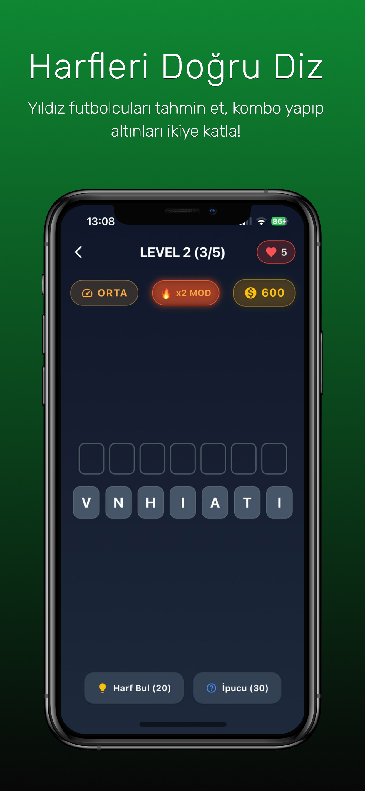 Futbol Anagram: Kelime Bulmaca screenshot 4