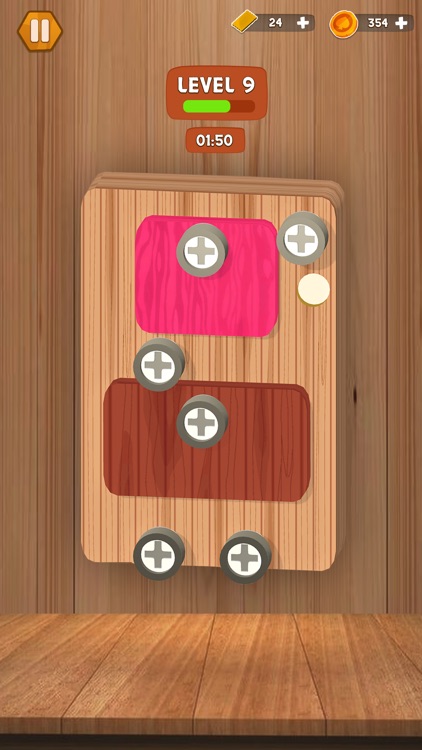 Wood Screw Puzzle Adventure