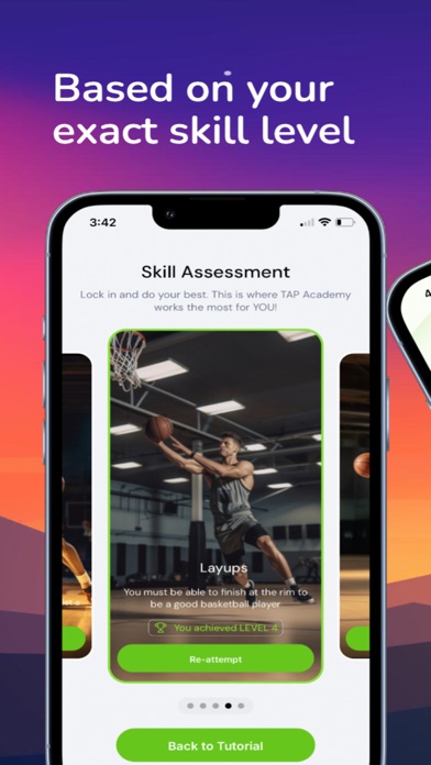 TAP Academy App iPhone screenshot 4 - Sports app