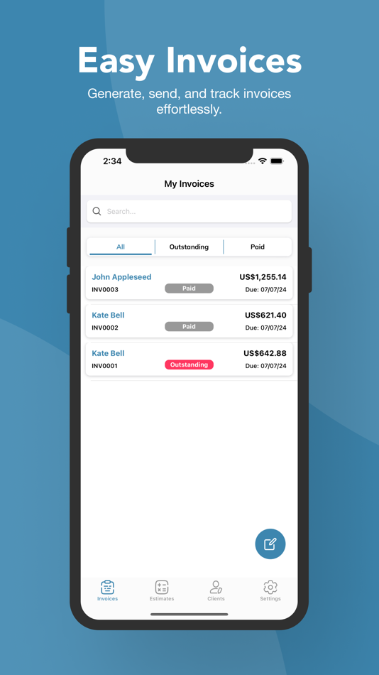 #5. Invoice Maker: Simple Invoice (iOS) 由: HEXA IT SOLUTIONS (PRIVATE) LIMITED