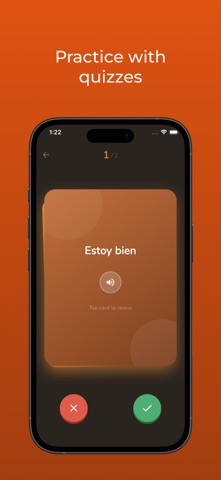 Learn Spanish by Songs: Bear iPhone screenshot
