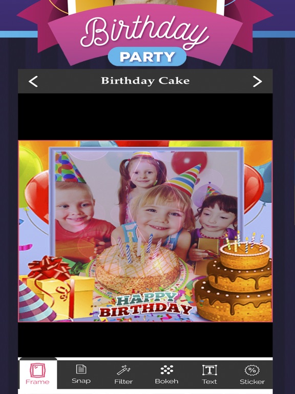 Screenshot #5 pour Birthday Cake E-Frames & Photo