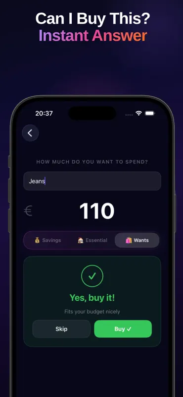 Can I Buy?  Budget Tracker screenshot 2 of 5