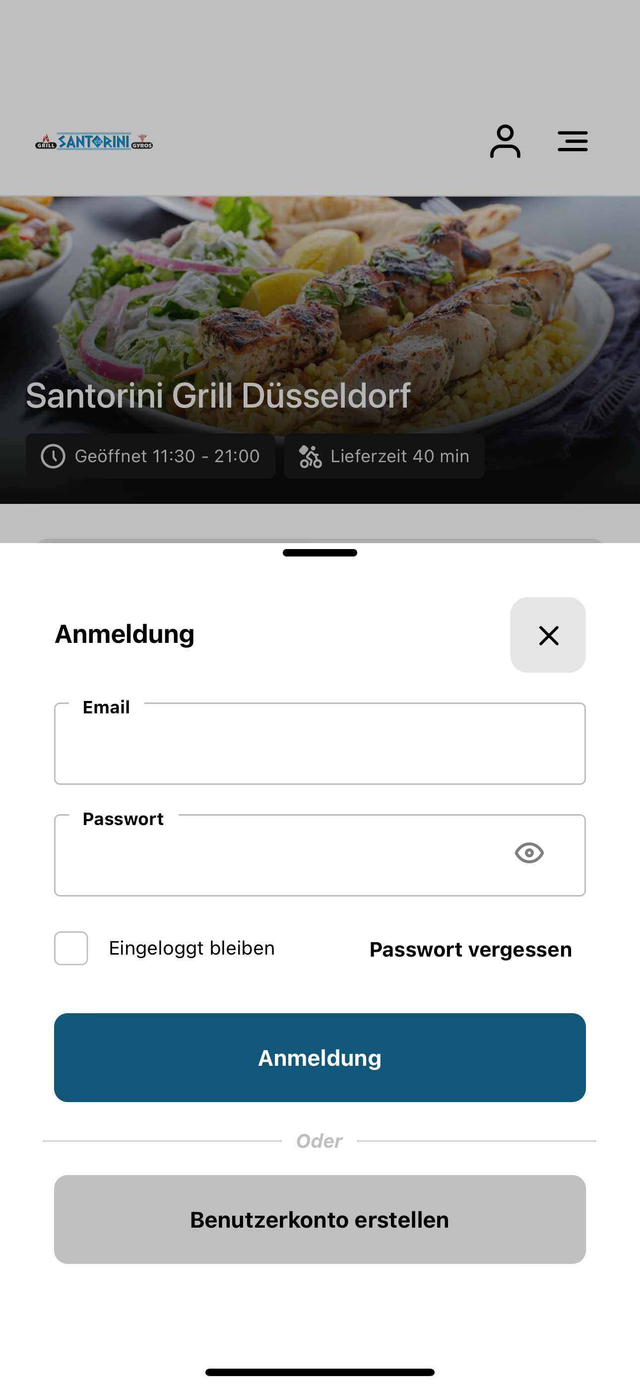 Santorini Grill Düsseldorf screenshot 2