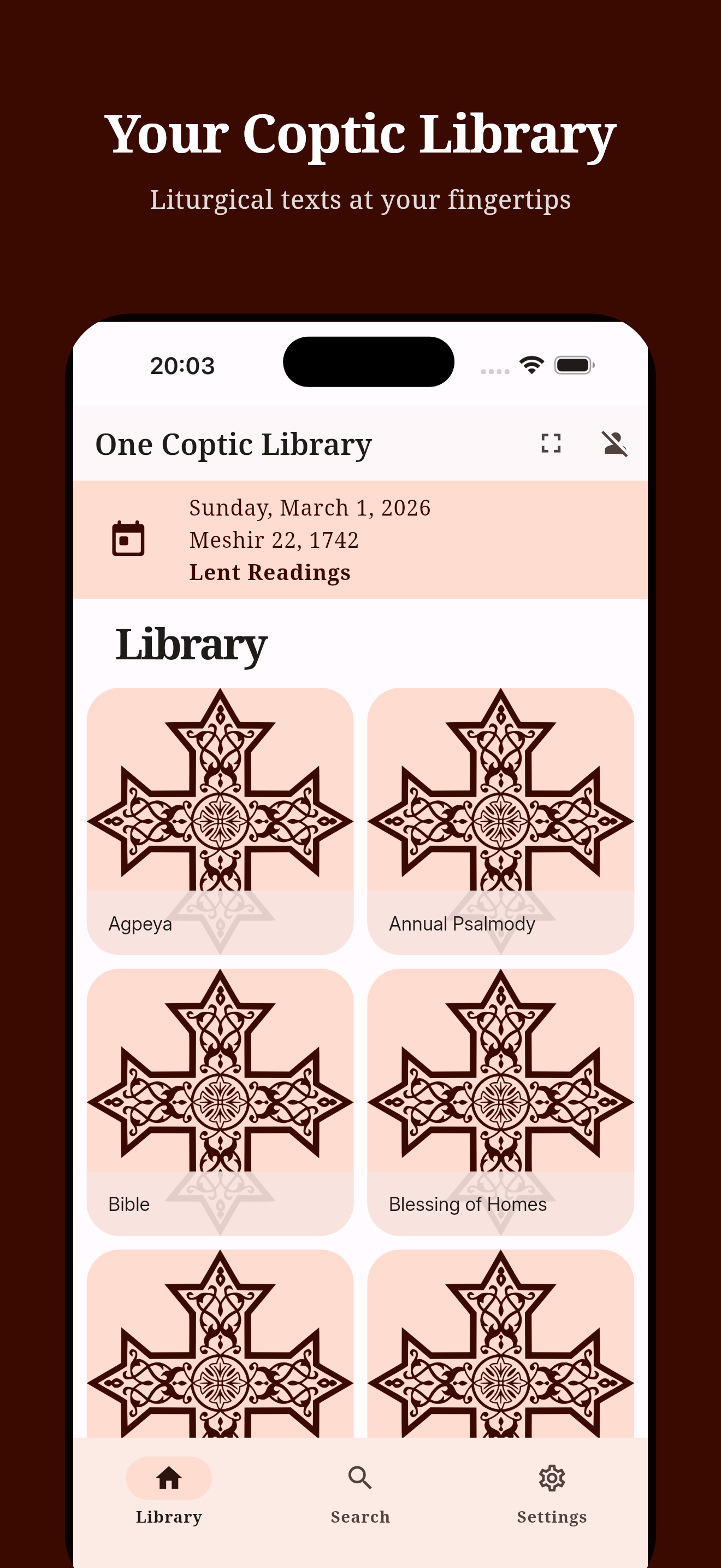One Coptic Library