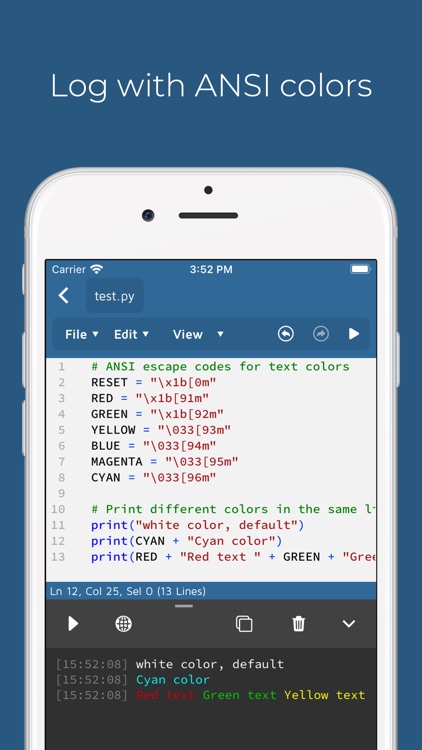 Pythonica: Code and Debug screenshot-4