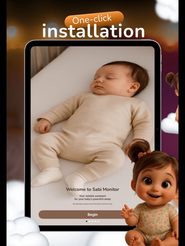 Sabi Nanny - Baby Monitor iPad screenshot