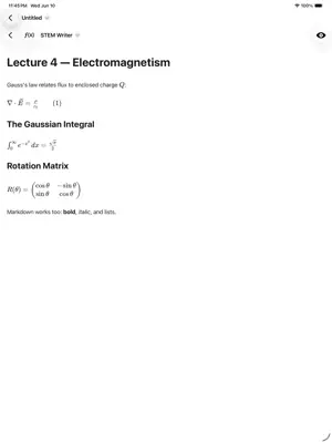 STEM Writer screenshot 1