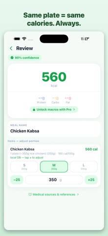Calorvisor: AI Calorie Counter iPhone screenshot 3