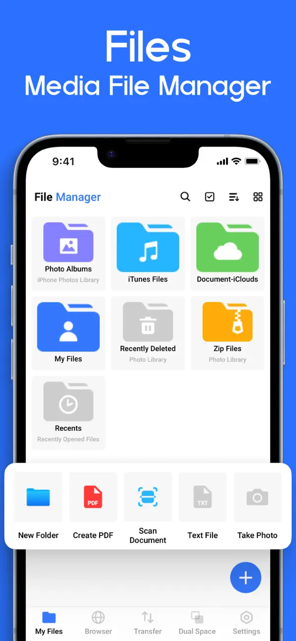 Screenshot #1 pour Fichiers - Gestionnaire médias