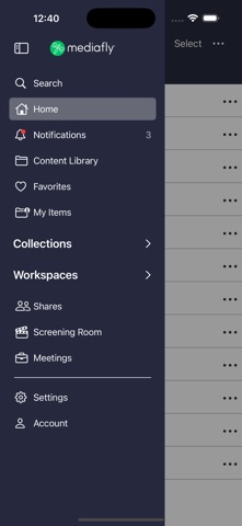Mediafly screenshot