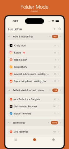 Bulletin screenshot