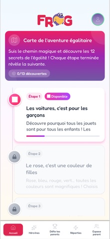 Frog, grandir sans sexisme screenshot