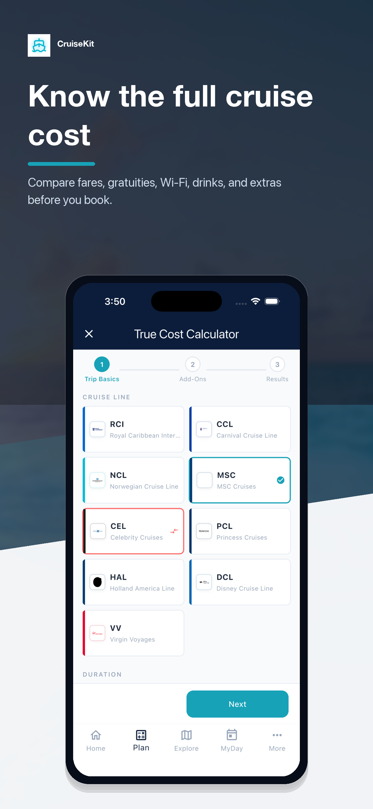 CruiseKit: Cruise Planner