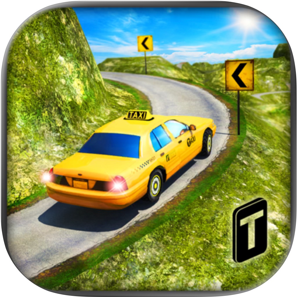 Apple App Store cover for Taxi Driver 3D : Hill Station