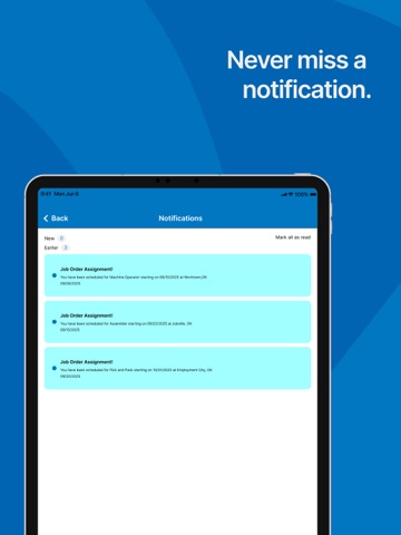 Extend Express iPad screenshot
